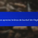 De ce apreciez brânza de burduf din Făgăraș