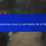 Experiența mea cu sarmalele de la Sârbi