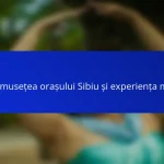 Frumusețea orașului Sibiu și experiența mea