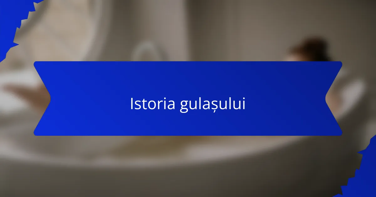 Istoria gulașului